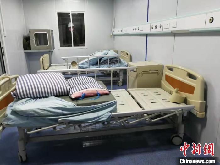 图为拼装好的样板间 赖俊杰 摄